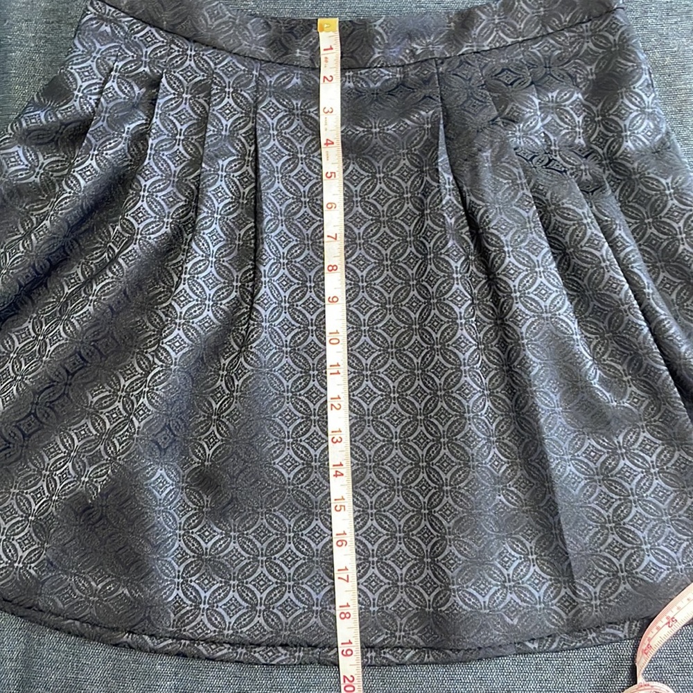 BANANA REPUBLIC NAVY BLUE FLARE MINI SKIRT with POCKETS - Picture 15 of 15
